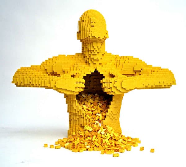 Incredible LEGO Art by Nathan Sawaya Yellow