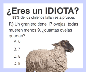 chilenos idiotas