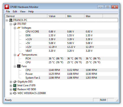 softwares hwmonitor