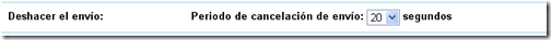 deshacer envio