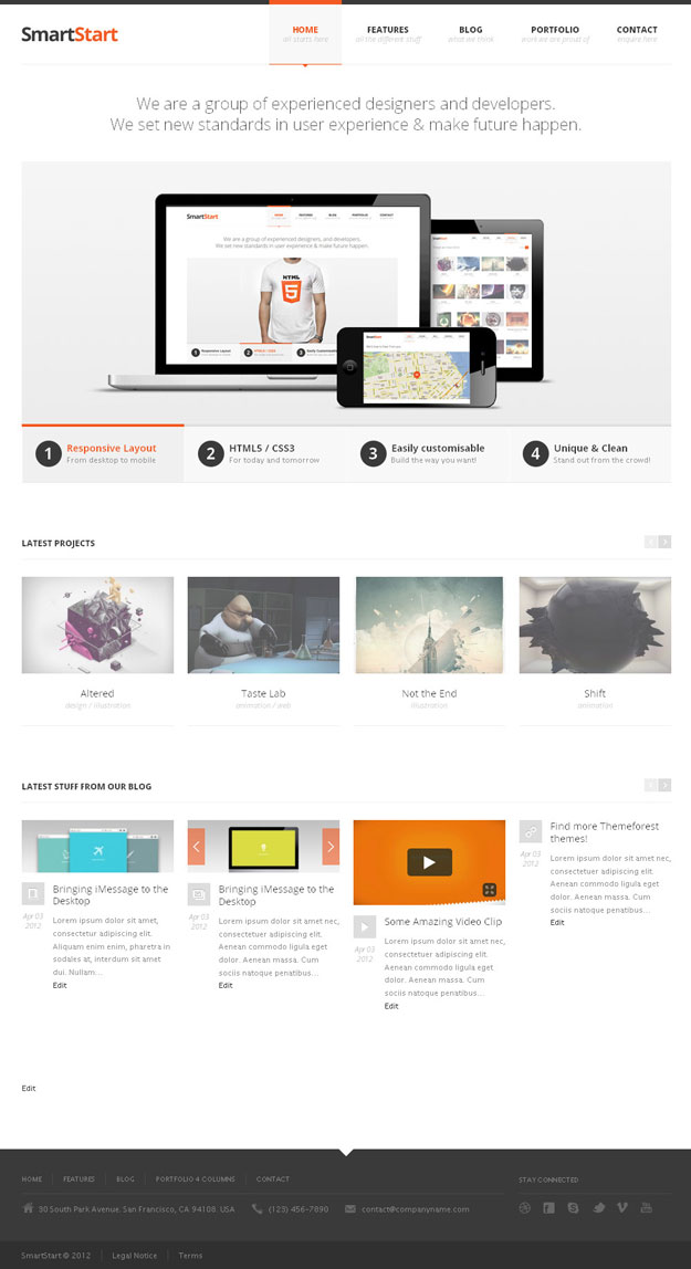smart-start-responsive-html-theme
