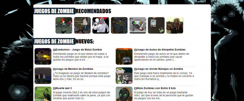 juegos de zombie